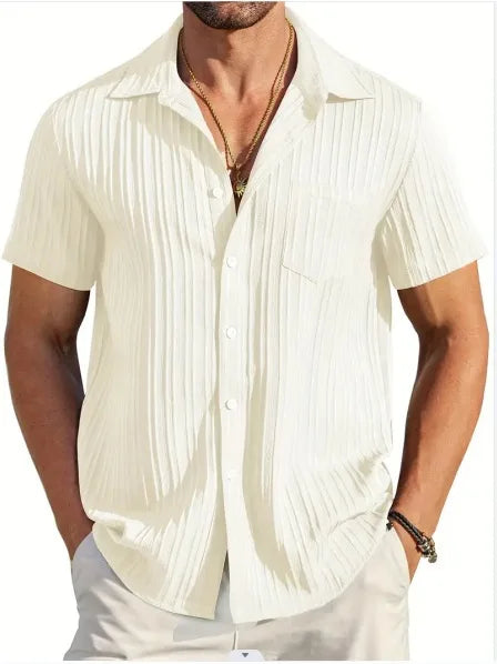 CAMISA DE LINO PARA PLAYA HOMBRE SILAMODA™